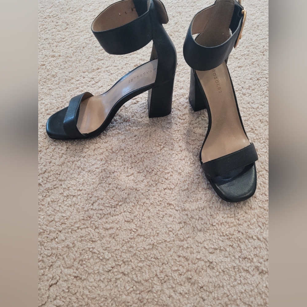 Aerosoles Women's Black Heeled Sandals